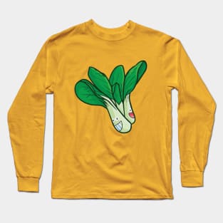 Happy Green Mustard Long Sleeve T-Shirt